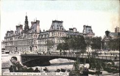 VINTAGE POSTCARD Paris De Ville Publishes By the Good market