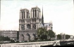 VINTAGE POSTCARD Paris Notre Dame Good market