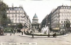 CPA Paris Pantheon Bon Marche Rue Soufflot 