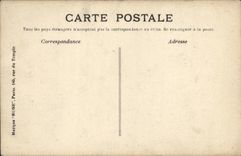 VINTAGE POSTCARD Paris the Place Denfert Rochereau the lion of Belfort