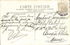 VINTAGE POSTCARD Paris Theathe Of the Light comedy and data base of the Italians