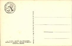 CPA Paris Hotel des Invalides Musee de L Armee Salle Bugeaud