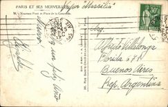 CPA Paris Et Ses Merveilles Nouveau pont et place de la concorde