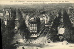 CPA Paris Panorama des Boulevards Richard Lenoir Beaumarchais Pris de la Bastille 