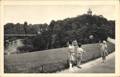 CPA Paris Jeux d enfants Buttes Chaumont