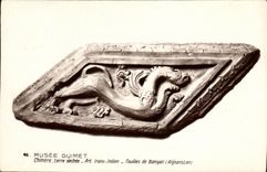 VINTAGE POSTCARD Paris Musee Guimet Chimere Indian Art irano Excavates S deBamiyan Afghanistan