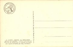 VINTAGE POSTCARD Paris Hotel of the Invalids Museum of L Armed Napoleon Room 1st