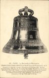 VINTAGE POSTCARD Paris the Savoyard one of Montmartre Crowns Heart Bell