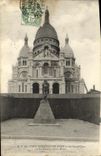 VINTAGE POSTCARD Paris Montmatre the Sacring Heart