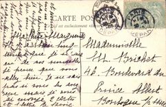 VINTAGE POSTCARD Paris Museum of Zoology Botanical garden Zoo