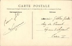 VINTAGE POSTCARD Side Paris of the Pantheon