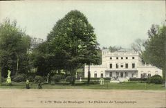 CPA Bois de Boulogue Le Chateau de Longchamps