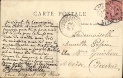 CPA Paris Fontaine de la Place Daumesnil Lions