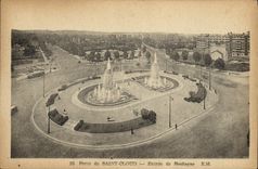 VINTAGE POSTCARD Gate of Cloud Saint Entered of Boulogne Paris