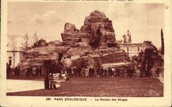 CPA Parc Zoologique Le Rocher des Singes Zoo Paris 