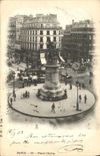 VINTAGE POSTCARD Paris Places Clichy