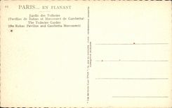 CPA Paris en Flanant Jardin des Tuileries Pavillon de Rohan et monument de Gambetta