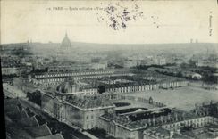 CPA Paris ecole Militaire Vue Generale