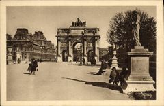 CPA Les Petits Tableaux de Paris Le Jardin des Tuileries 