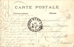 VINTAGE POSTCARD Paris the place of the Republic and L Hotel Modern