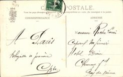 Lumbrera de Paris de la POSTAL de la VENDIMIA la clase de artes