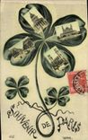 CPA Souvenir de Paris Trefle