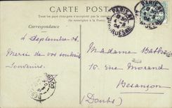 VINTAGE POSTCARD Paris Places of Breteuil