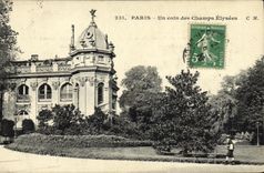 CPA Paris Un coin des Champs Elysees