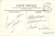 POSTAL Paris L de la VENDIMIA Arc de Triomphe