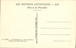 CPA Paris Le Boulevard et la Porte St Denis