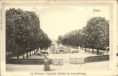 CPA Paris La Fontaine Carpeaux Jardin du Luxembourg