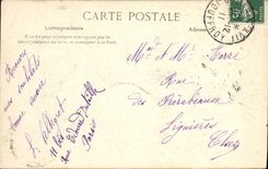 Reglas de la lumbrera de Paris de la POSTAL de la VENDIMIA de Gambetta