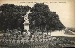 CPA Saint Germain En Laye Le Parc La Terrasse Perspective