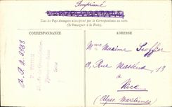 VINTAGE POSTCARD Abbaye Of Denis Saint Rules of the pain