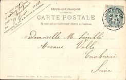 VINTAGE POSTCARD Holy Cloud Park Large water the sheaf of the basin of the 24 jets