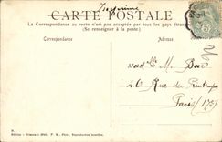 VINTAGE POSTCARD Holy Cloud Large Water the cascade Lower part