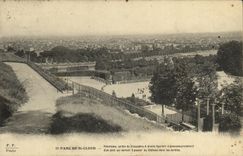 VINTAGE POSTCARD Holy Cloud Park Panorama Garden of Trocadero