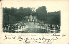 VINTAGE POSTCARD Holy Cloud Large Water View of the Cascade