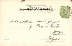 VINTAGE POSTCARD Holy Cloud Large Water View of the Cascade