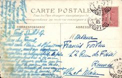 VINTAGE POSTCARD Holy Cloud Gounod Monument