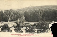 VINTAGE POSTCARD St Cloud Large Water the Basin St Jean and the basin of the horseshoe