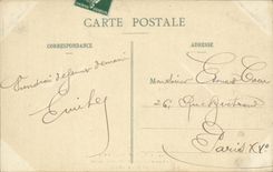 VINTAGE POSTCARD St Cloud France Crowning L Art and L industry Helias Robert