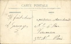 VINTAGE POSTCARD St Cloud Vue of the Slopes of Separate Close to the park to the goats