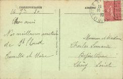 VINTAGE POSTCARD St Cloud the Park the Basin of the 24 Jets and L Gone of the Statues