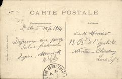 VINTAGE POSTCARD St Cloud the Park Large Water the Large Cascade Upper part large water