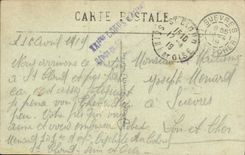 VINTAGE POSTCARD St Cloud the Park before the Revolution the Large Cascade and the castle View