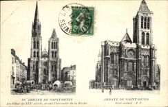 VINTAGE POSTCARD Holy Denis Abbey