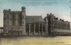 CPA Saint Germain en Laye Le chateau Facade Sud Ouest 