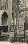 VINTAGE POSTCARD Abbey Of Denis Saint the tombs Transept of left