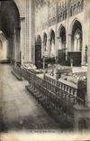 VINTAGE POSTCARD Abbey Of Saint Denis Basilica Nave and low dimensions